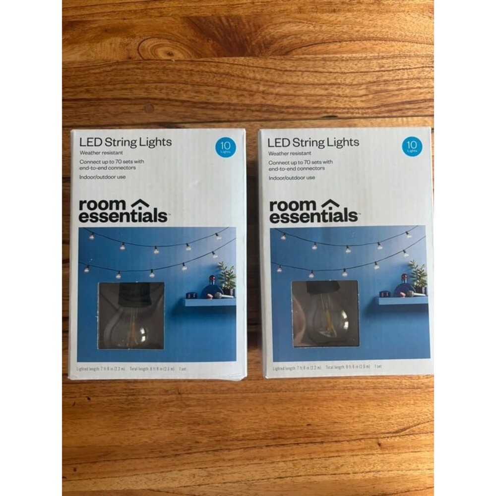 Room Essentials, LED string lights set of 2